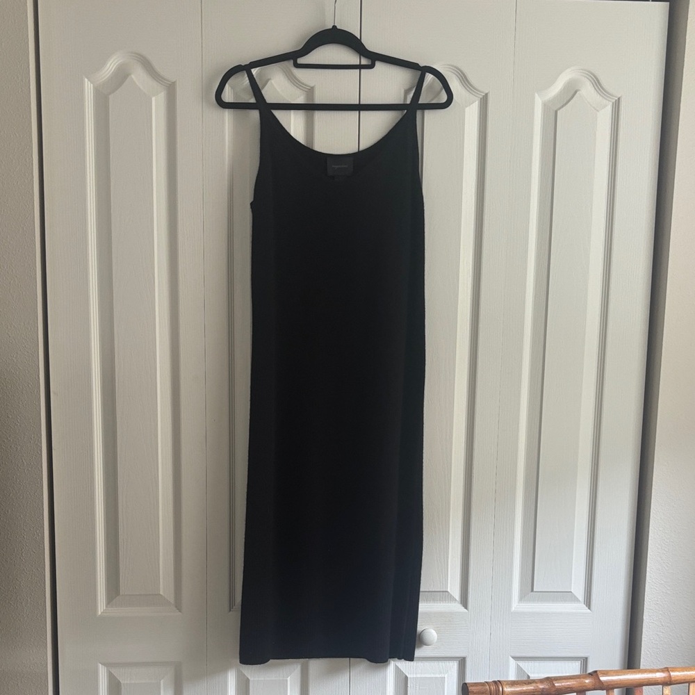 Magaschoni Elegant Black Midi Dress